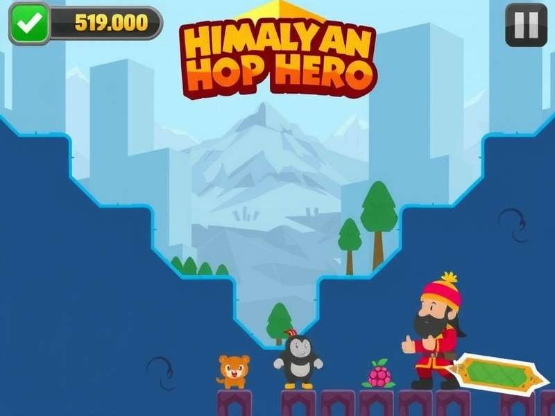 Himalayan Hop Hero Game Screenshot